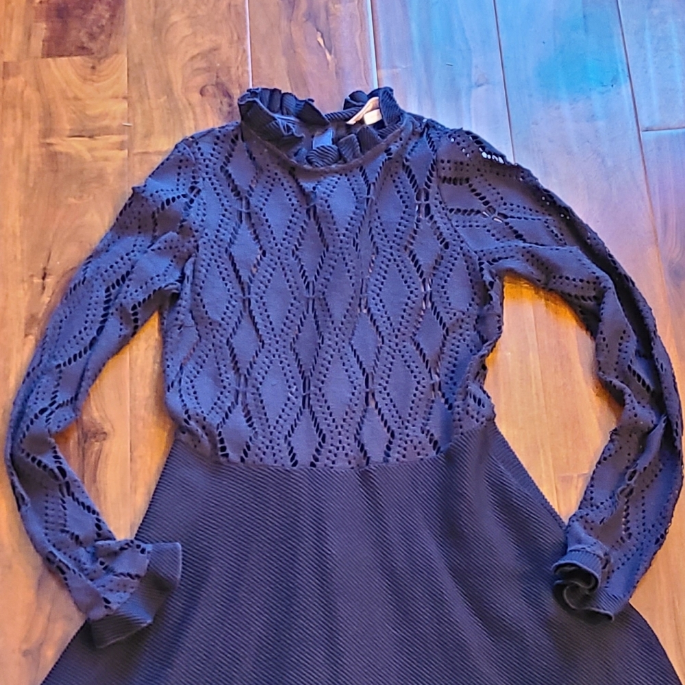 SEE BY CHLOÉ POINTELLE-KNIT DRESS Kate Middleton - Picture 6 of 16